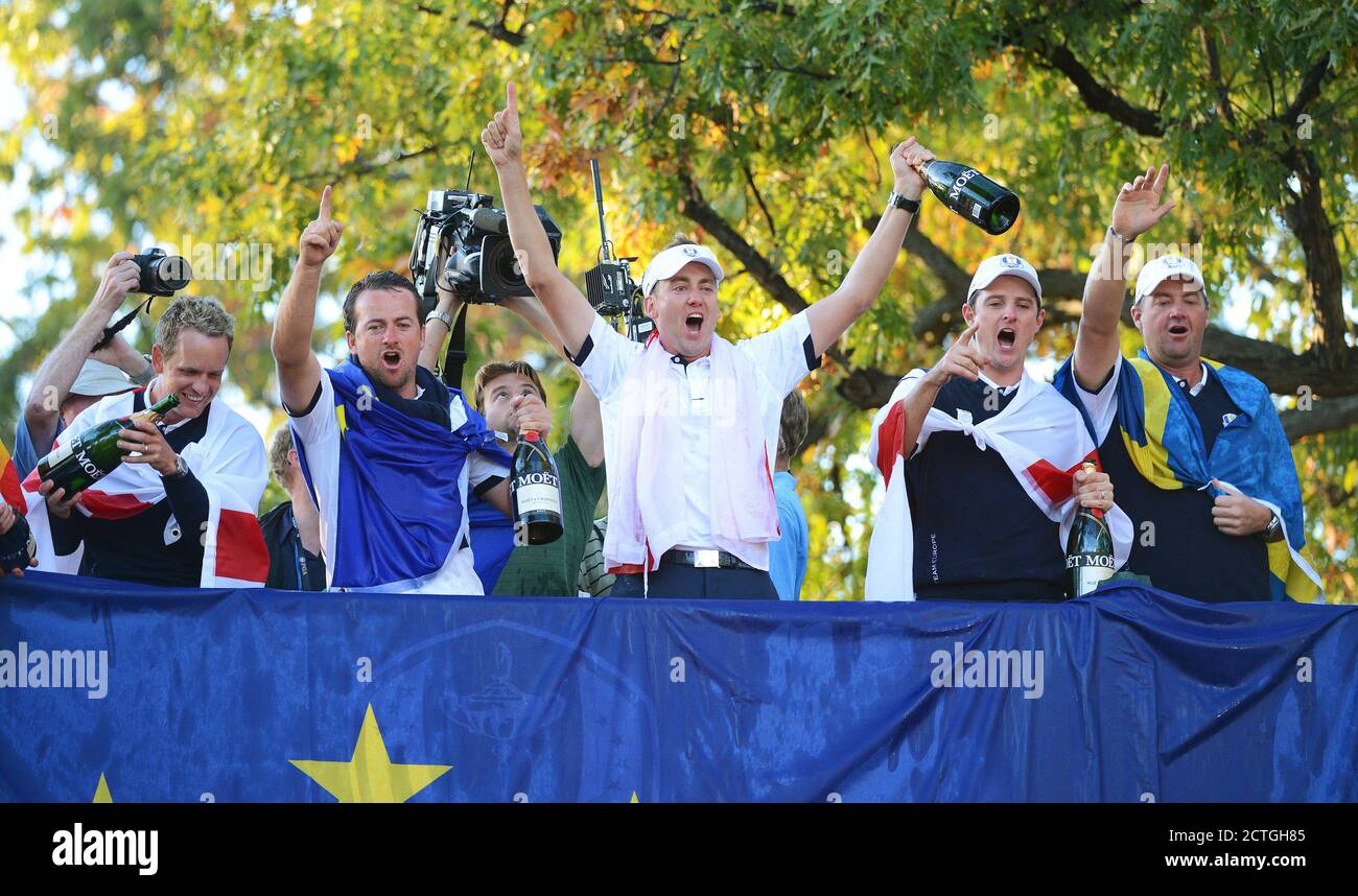 IAN POULTER - RYDER CUP 2012 - MEDINAH, CHICAGO BILDNACHWEIS : MARK PAIN / © ALAMY STOCK IMAGE Stockfoto