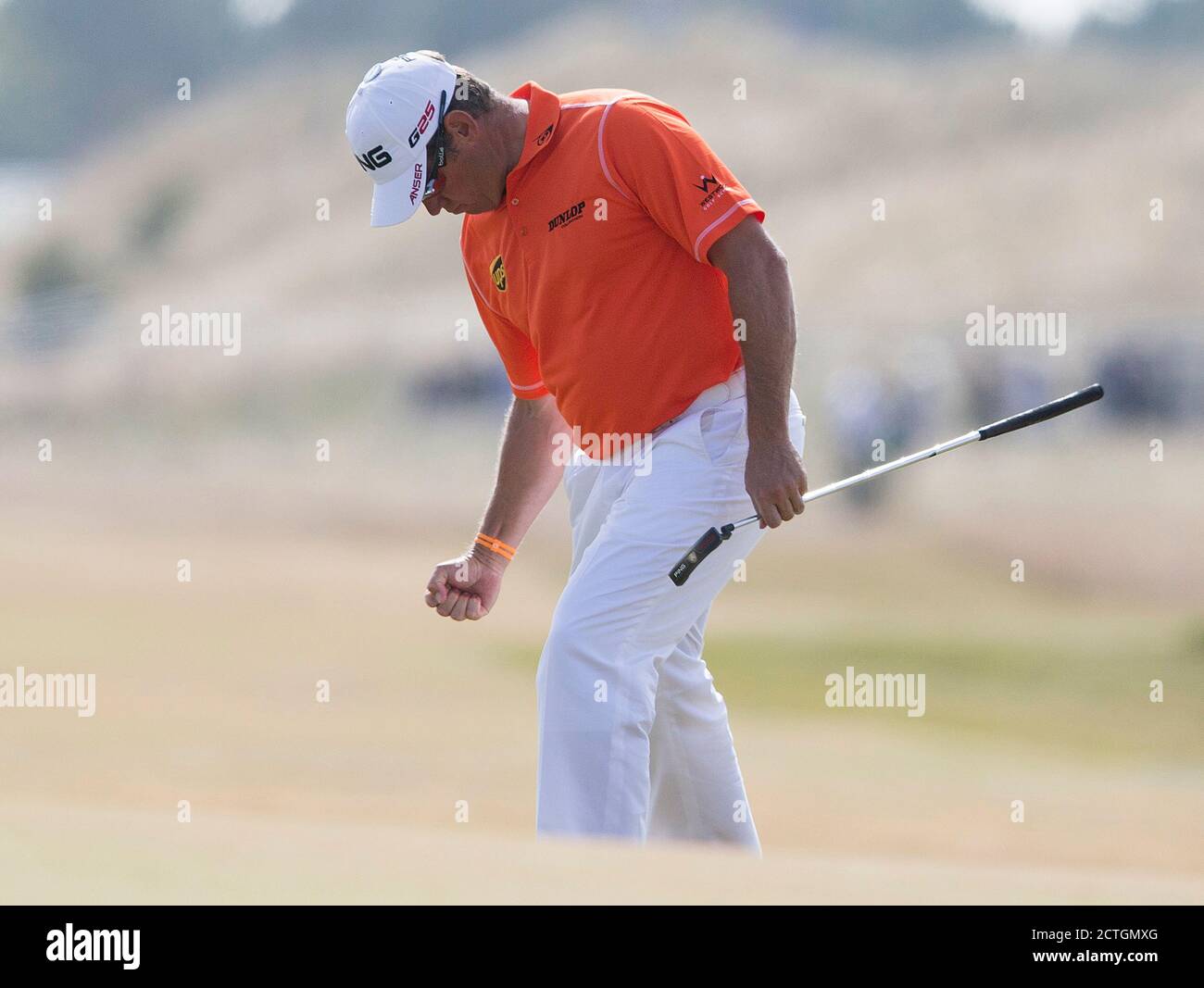 LEE WESTWOOD DIE OFFENE MEISTERSCHAFT, MUIRFIELD. 2013 BILDNACHWEIS : © MARK PAIN / ALAMY STOCK FOTO Stockfoto