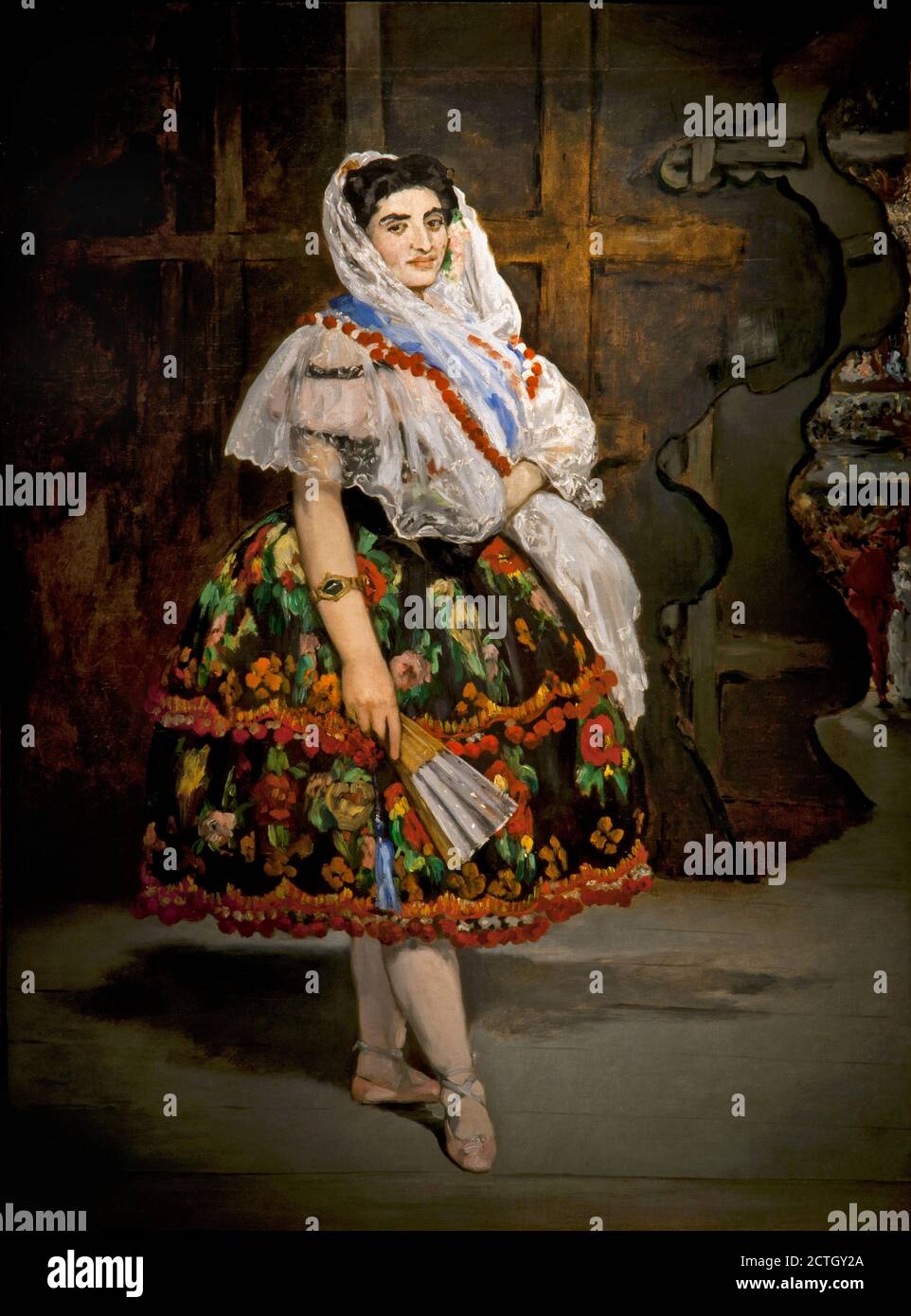 Edouard Manet 1832-1883. Lola de Valence. 1862. Öl auf Leinwand cm 123 x 92. Stockfoto