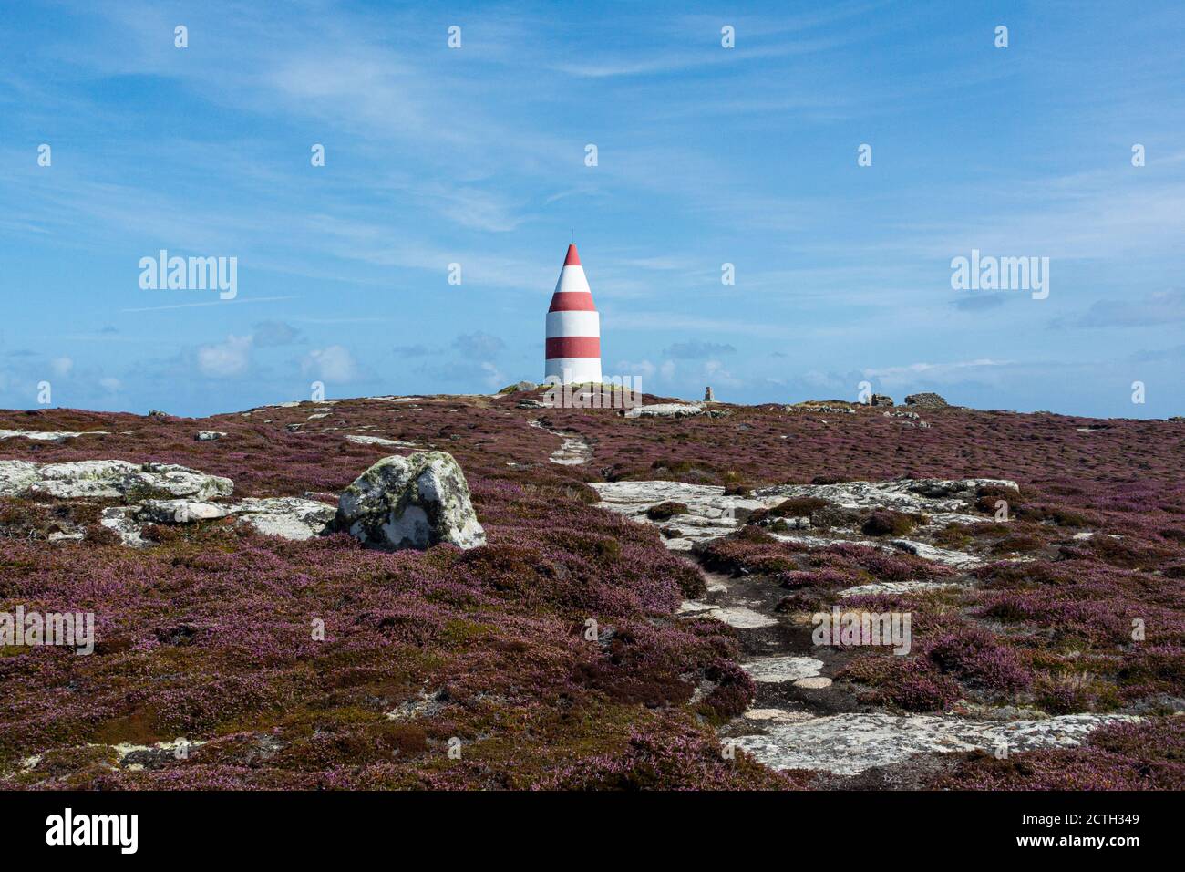 Der Tagesstempel auf St. Martin's, Isles of Scilly Stockfoto