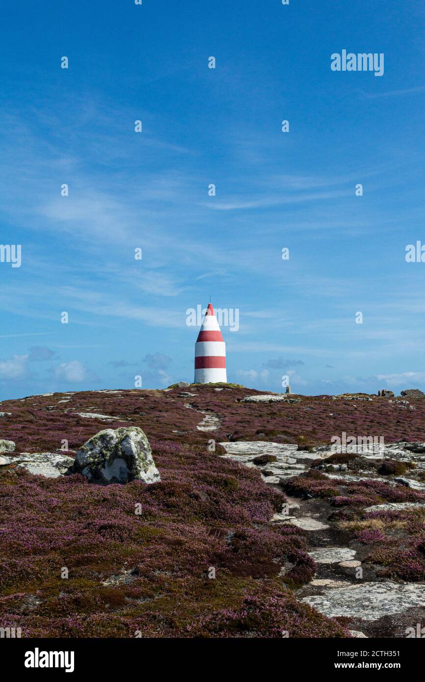 Der Tagesstempel auf St. Martin's, Isles of Scilly Stockfoto