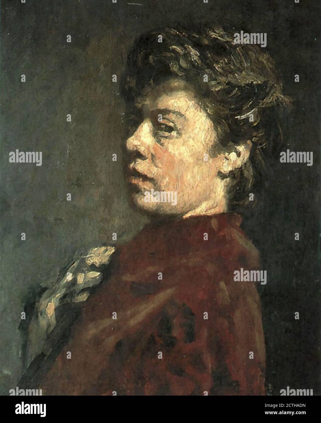 Robertson Suze - Selbstporträt - Niederländische Schule - 19 Jahrhundert Stockfoto