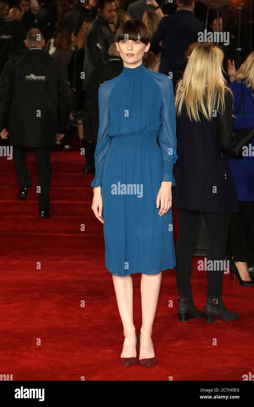 Lara Mullen besucht die Weltpremiere "Murder on the Orient Express" in der Royal Albert Hall am 2. November 2017 in London, Großbritannien. Stockfoto