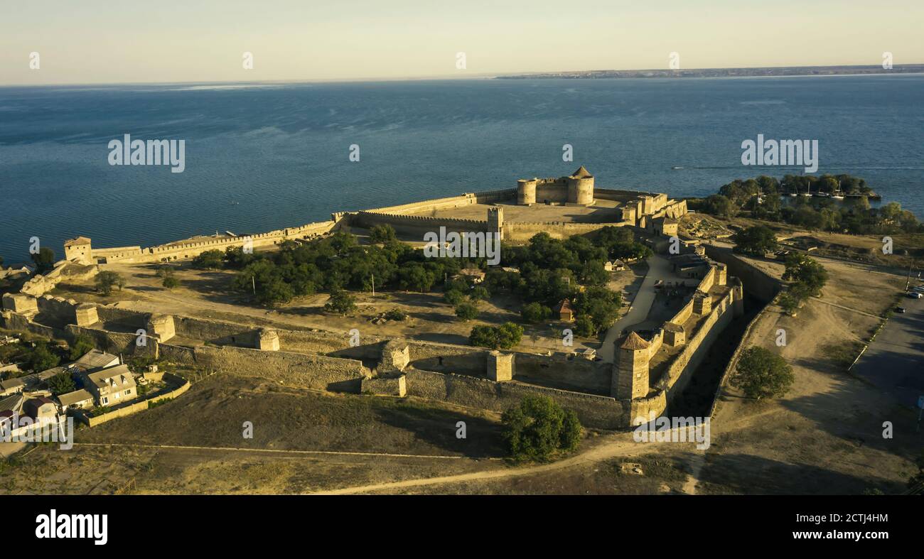 Akkerman Festung in Bilhorod-Dnistrovskyi, Odessa Oblast der Ukraine Stockfoto