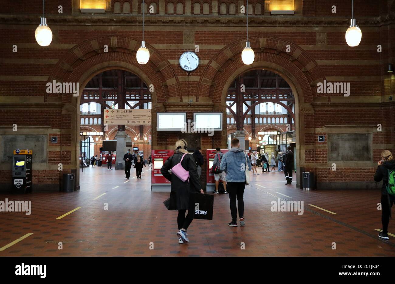 Hauptbahnhof in Kopenhagen Stockfoto