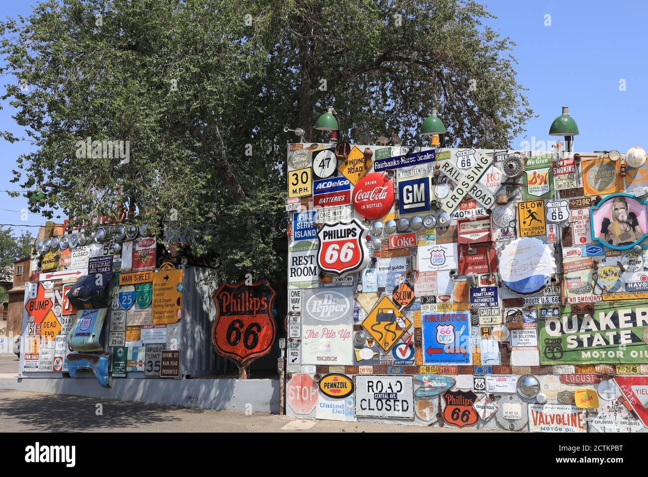Schilder und Farben in Albuquerque Stockfoto