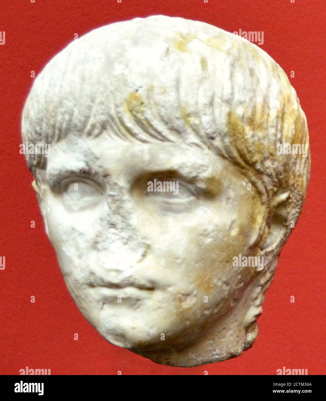Kopenhagen, Dänemark - Nero Büste im Glyptotek Museum Stockfoto