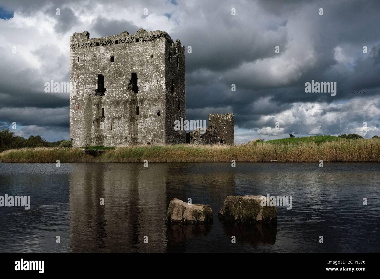 Threave Castle am Fluss Dee in der Nähe von Castle Douglas, Kirkcudbrightshire County, Dumfries und Galloway Stockfoto