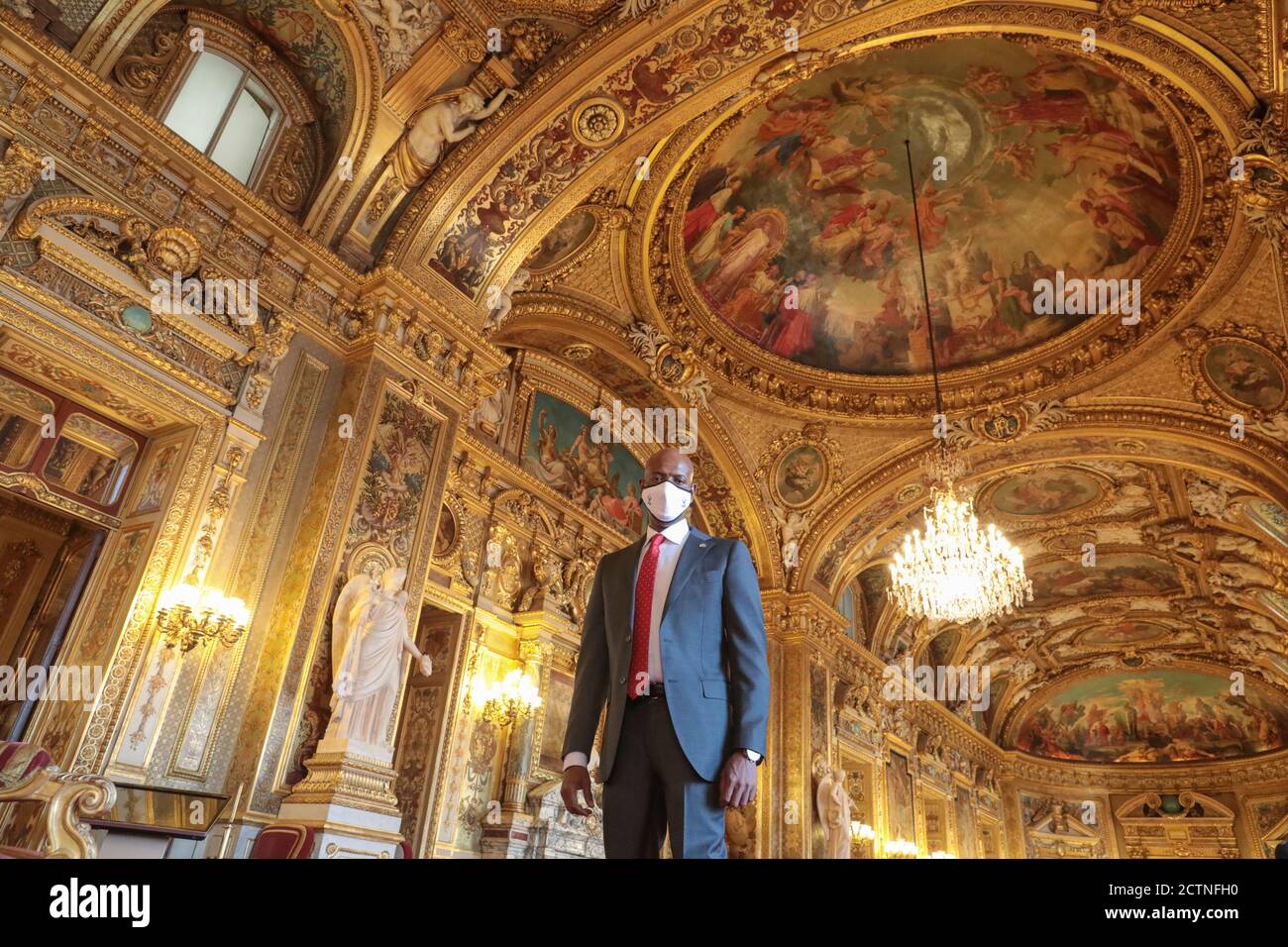 ABSHIR ADEN FERRO KANDIDAT SOMALISCHE PRÄSIDENTSCHAFTSWAHL Stockfoto