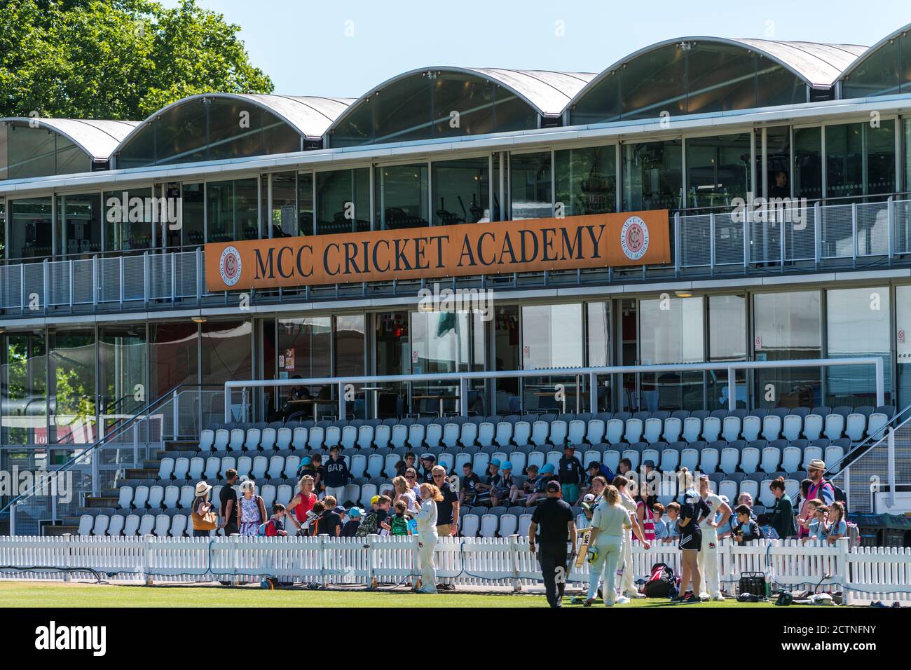 MCC Cricket Academy, Lords Cricket Ground Stockfoto