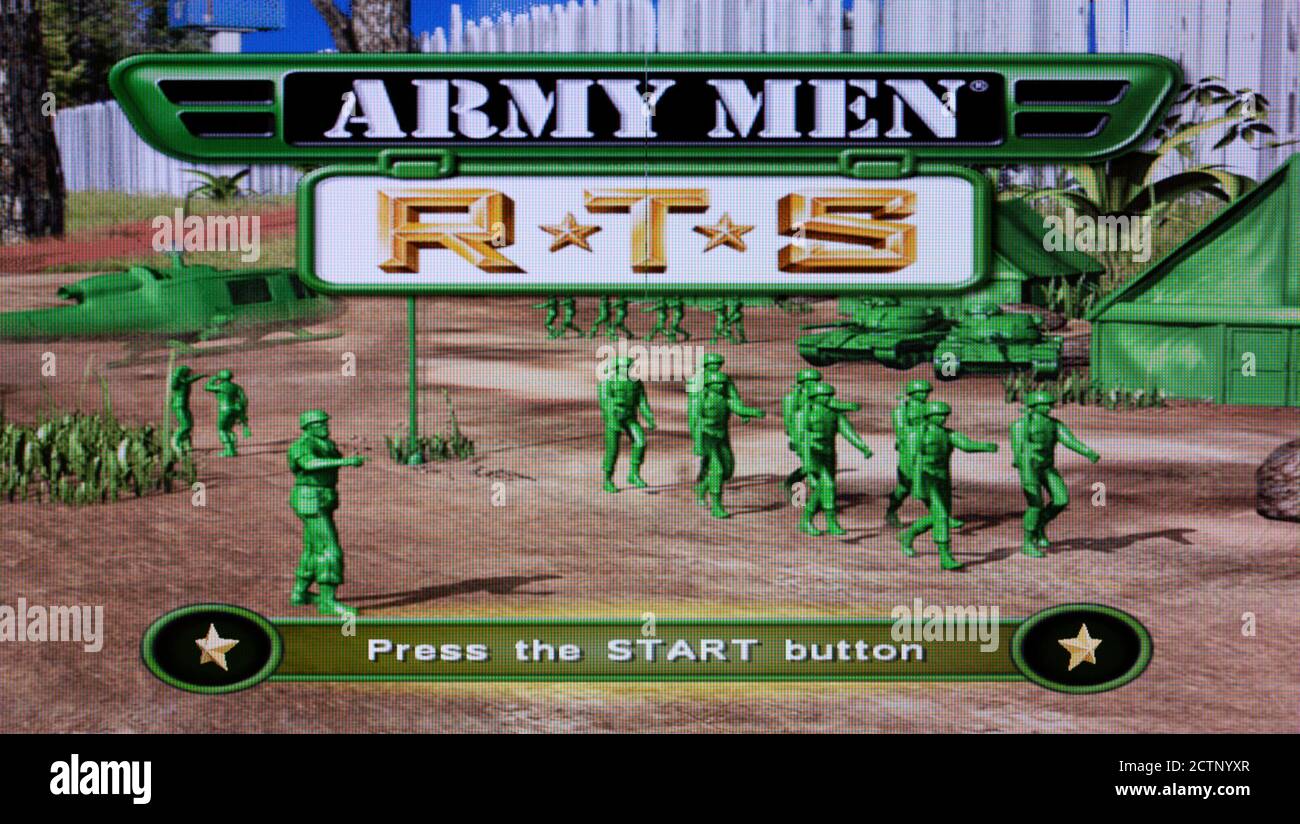 Army Men RTS – Sony PlayStation 2 PS2 – Editorial Nur verwenden Stockfoto