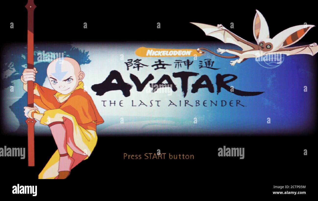 Avatar The Last Airbender – Sony PlayStation 2 PS2 – Nur für redaktionelle Zwecke Stockfoto