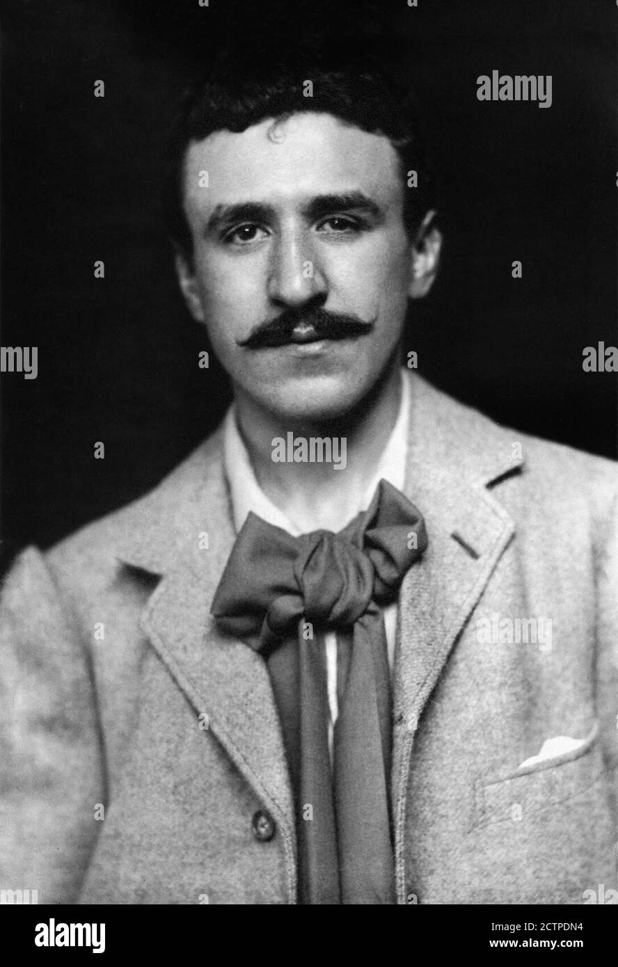 Charles Rennie Mackintosh (1868-1928), Portrait des schottischen Architekten von James Craig Annan, 1893 Stockfoto
