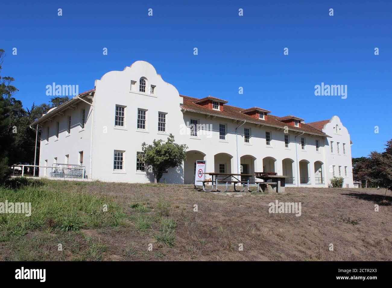 Männer Barracks, Fort Scott, Presidio, San Francisco, Kalifornien Stockfoto