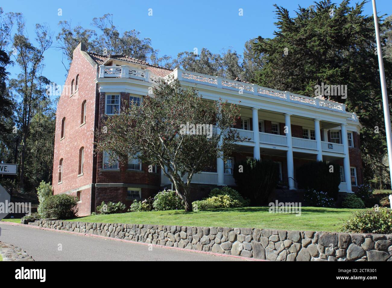 Offiziersviertel, Fort Scott, Presidio, San Francisco, Kalifornien Stockfoto