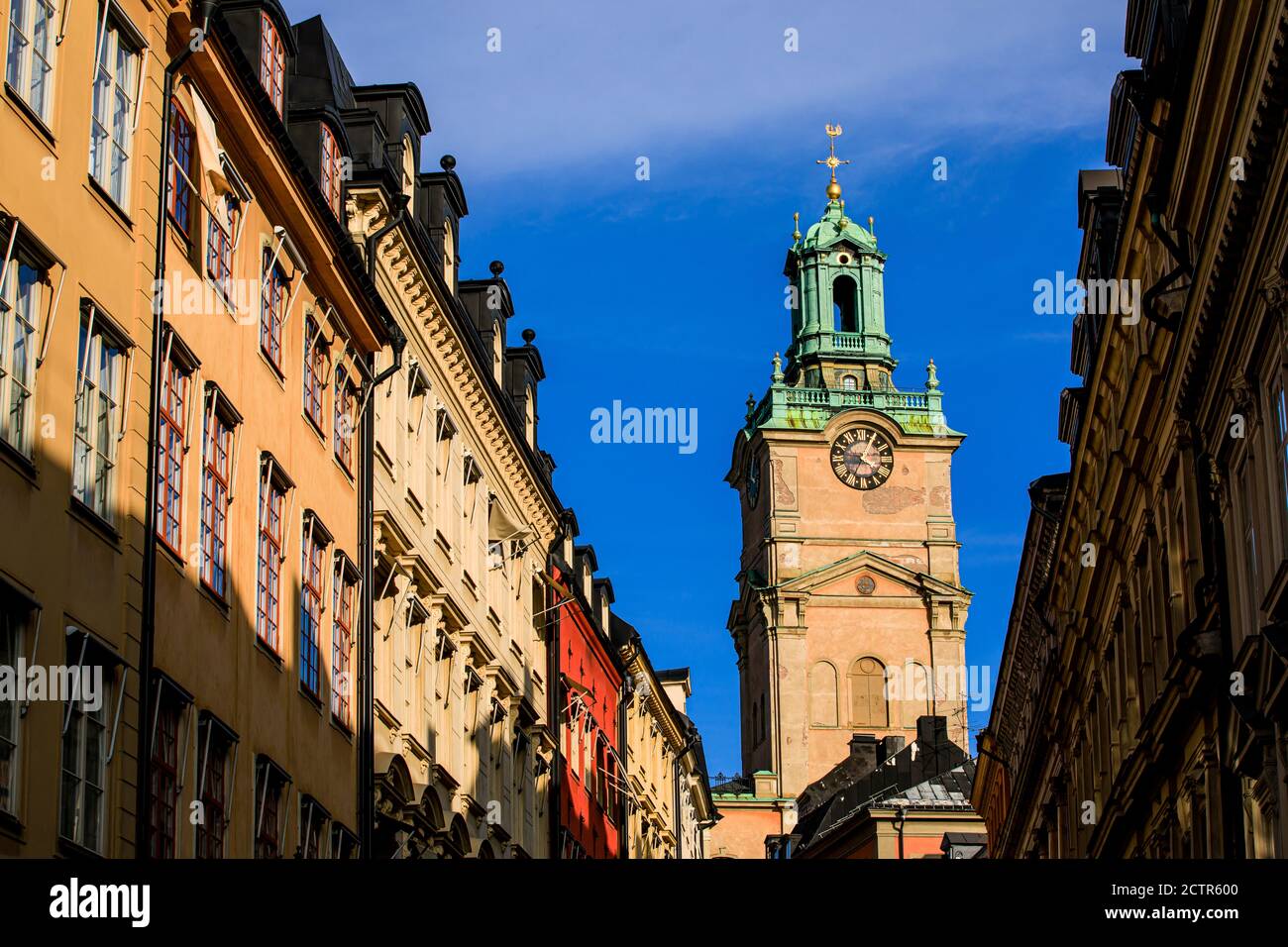Allgemeine Ansichten von Stockholm, Schweden, die derzeit keine Sperrungen aufgrund von Covid-19 / Coronavirus haben, aber dies kann sich ändern, wenn Fälle beginnen Stockfoto