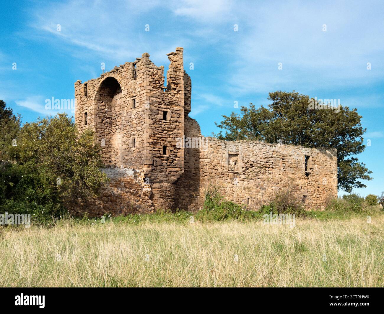 Saltcoats Castle, Gullane, East Lothian, Schottland, Großbritannien. Stockfoto