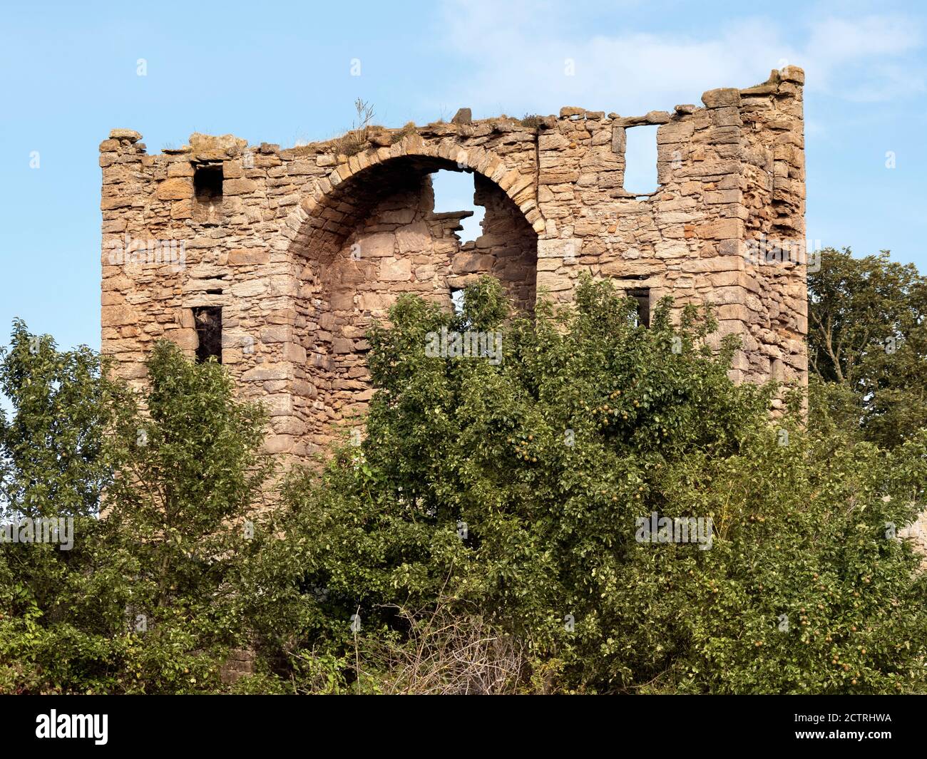 Saltcoats Castle, Gullane, East Lothian, Schottland, Großbritannien. Stockfoto
