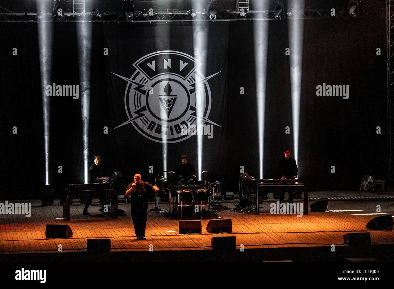 VNV Nation, OPEN AIR 2020, Dresden, Freilichtbühne Junge Garde, 24.09.2020 Stockfoto