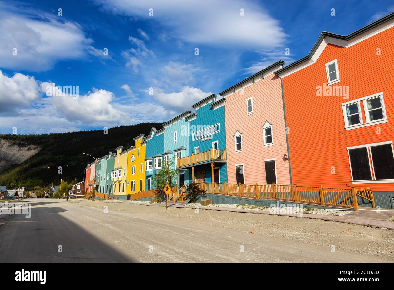 Dawson City, Yukon, Kanada Stockfoto