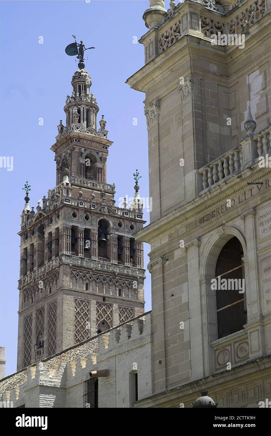 Sevilla, España, Hiszpania, Spanien, catedral de Santa María de la Sede; Kathedrale der Heiligen Maria vom See; Katedra Najświętszej Marii Panny Stockfoto