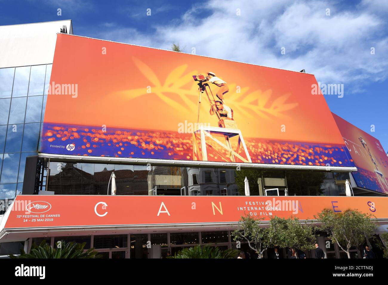 Frankreich, französische riviera, Cannes, das offizielle Plakat des 72. Internationalen Filmfestivals, wird der berühmte Regisseur Agnès Varda geehrt. Stockfoto