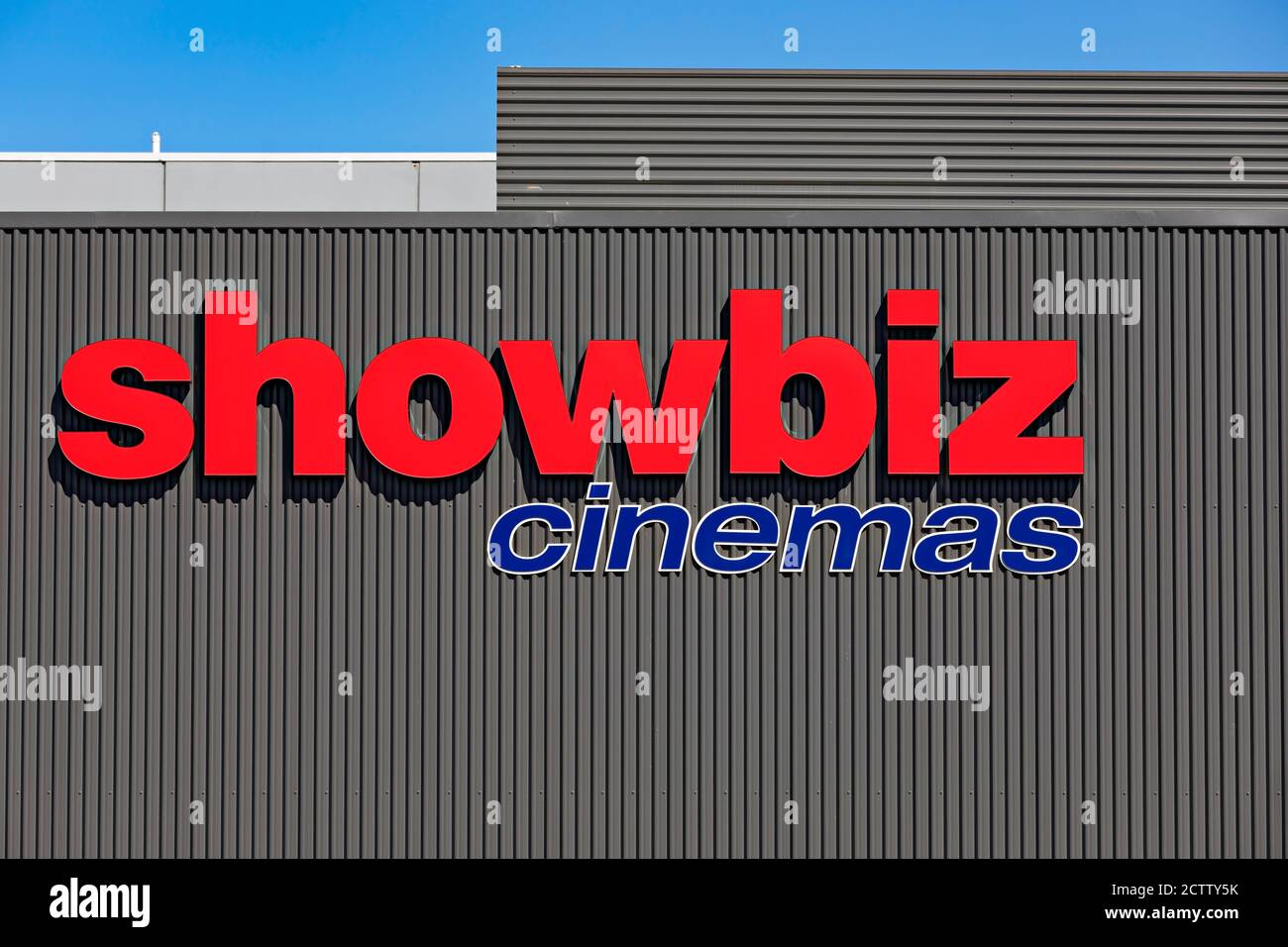 Ballarat Australia / Showbiz Cinemas im Delacombe Town Center Shopping Complex. Stockfoto