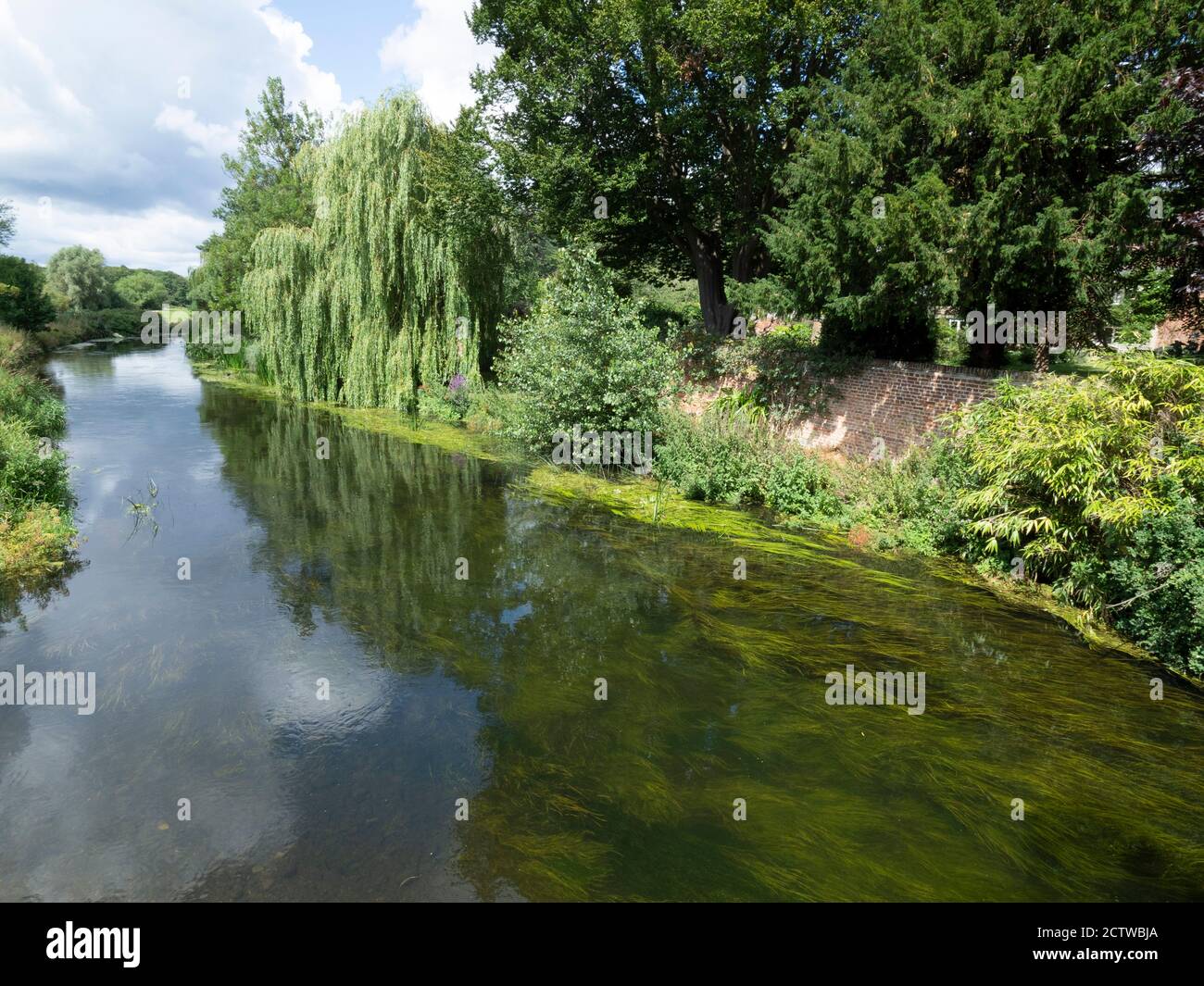 Blick auf River Stour Fordwich, Kent UK Stockfoto