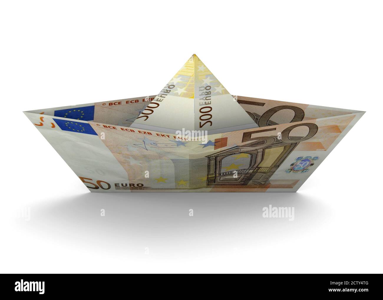 Money's Boat Stockfoto
