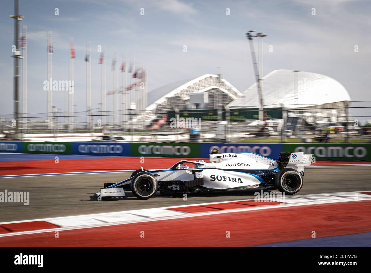 06 LATIFI Nicholas (CAN), Williams Racing F1 FW43, Aktion während des Formel 1 VTB Russian Grand Prix 2020, vom 25. Bis 27. September 2020 auf der Sotschi Stockfoto