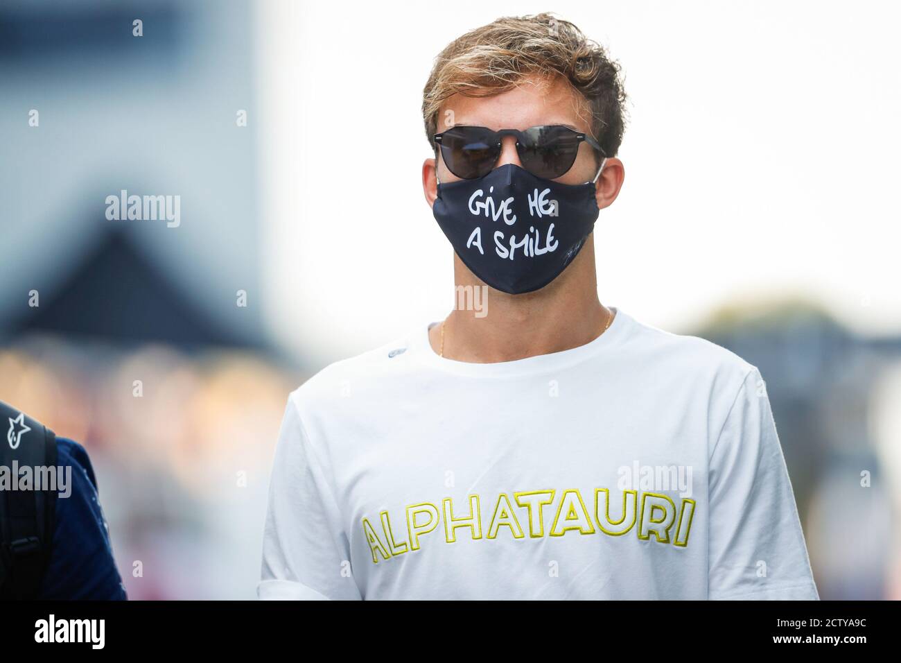 GASLY Pierre (Fra), Scuderia AlphaTauri Honda AT01, Porträt während der Formel 1 VTB Grand Prix von Russland 2020, vom 25. Bis 27. September 2020 auf der so Stockfoto