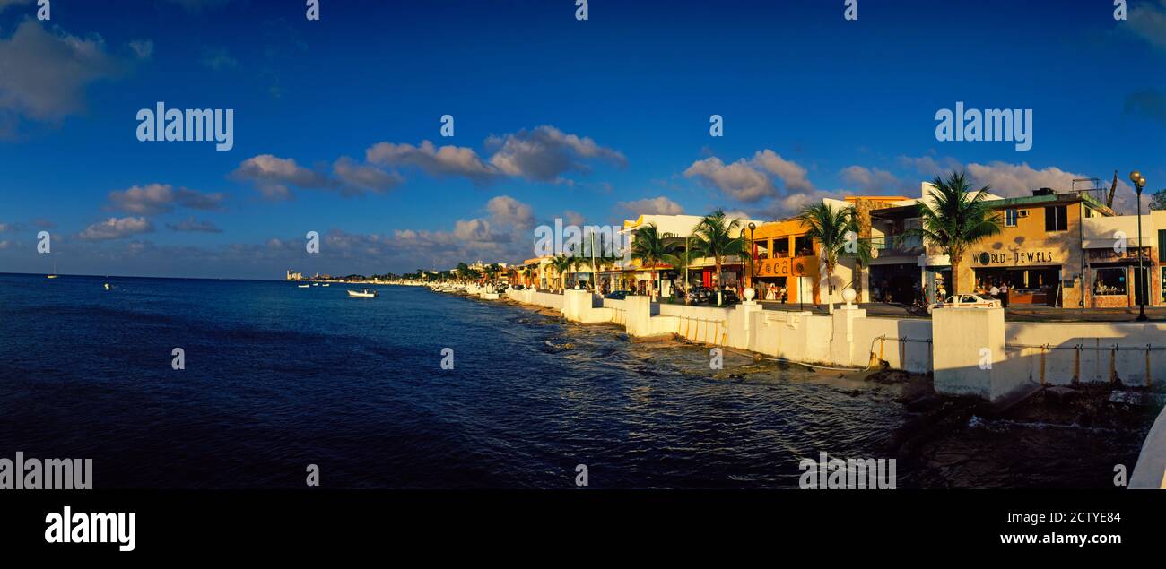 Gebäude am Wasser, Key West, Monroe County, Florida, USA Stockfoto