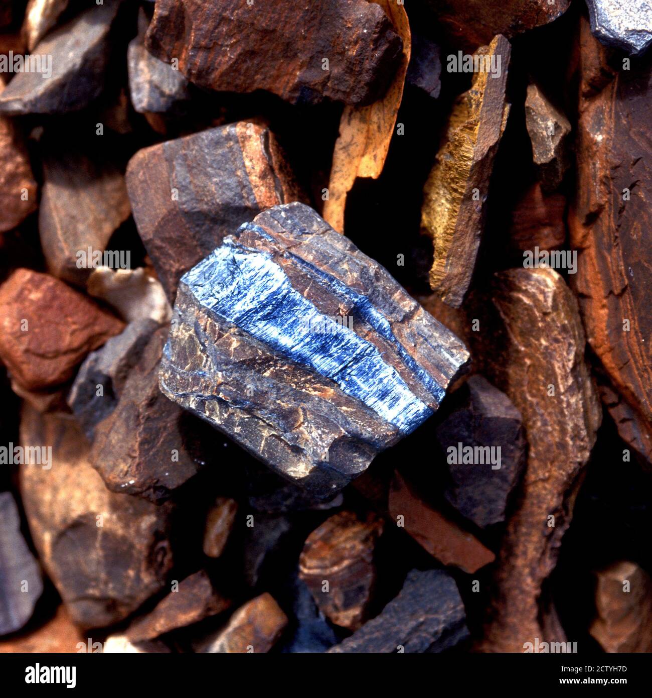 Asbest Rock, Wittenoom, Nordwestaustralien Stockfoto