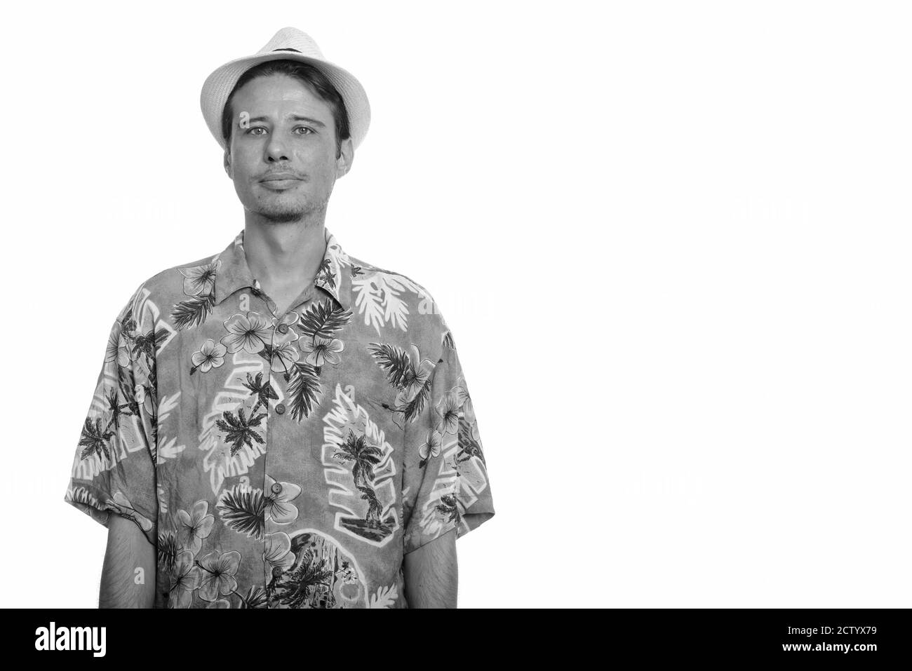 Portrait von schönen touristischen Mann bereit für den Urlaub Stockfoto Portrait von schönen touristischen Mann bereit für den Urlaub Stockfoto