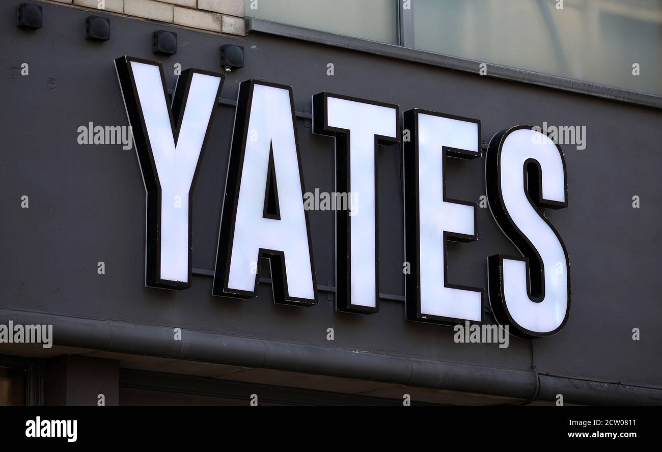 Yates Bar in Sheffield, South Yorkhire. Bildnachweis sollte lauten: Tim Goode/PA Wire Stockfoto