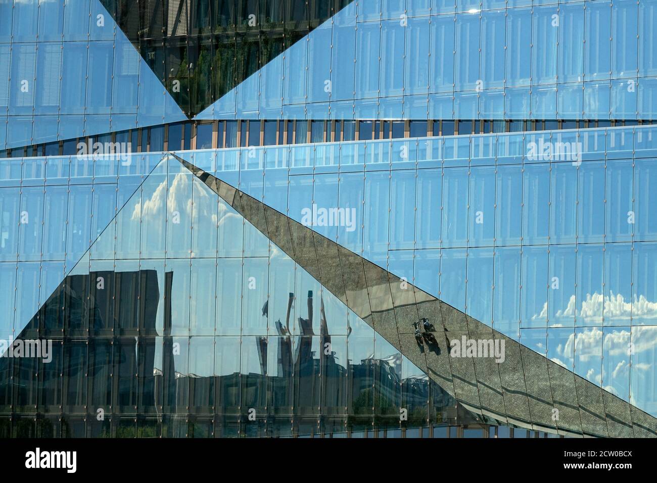 Abstrakte Architektur Berlin Cube Stockfoto