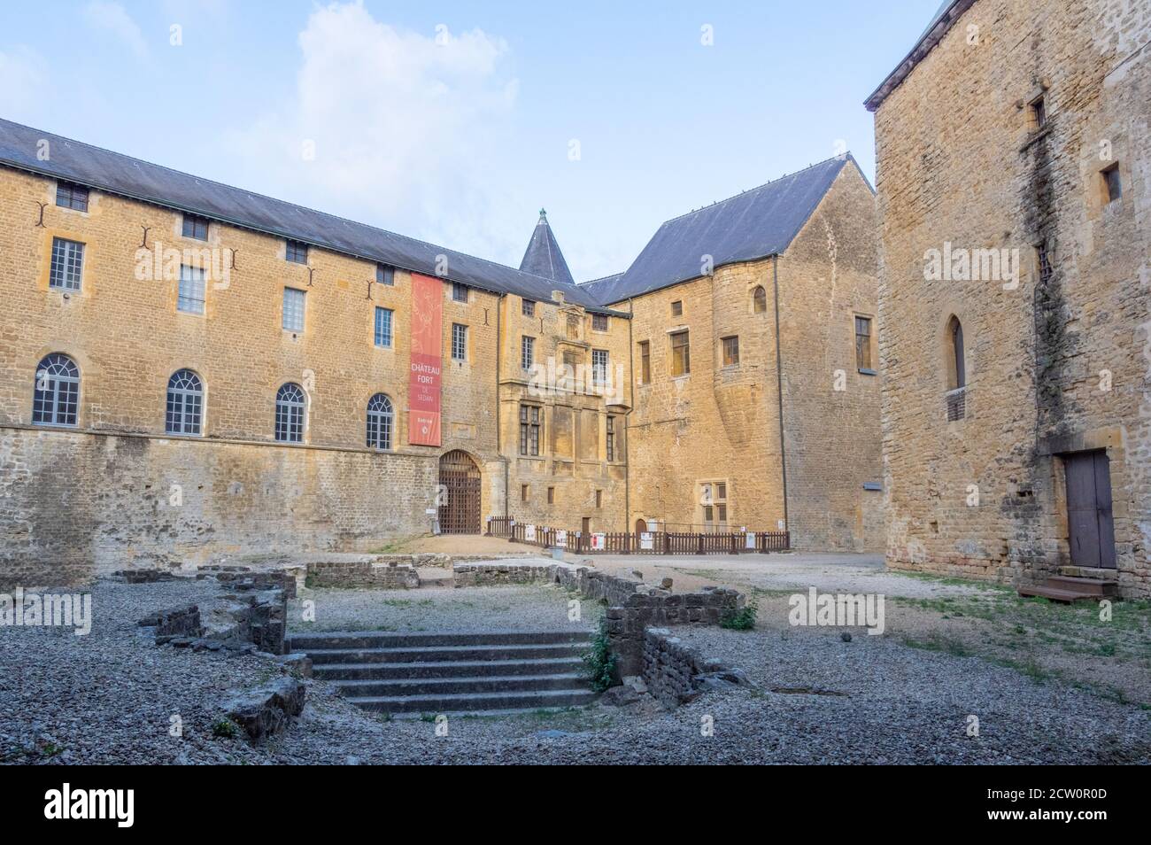 Festung von Sedan in der historischen Stadt Sedan in Nordfrankreich, Stockfoto