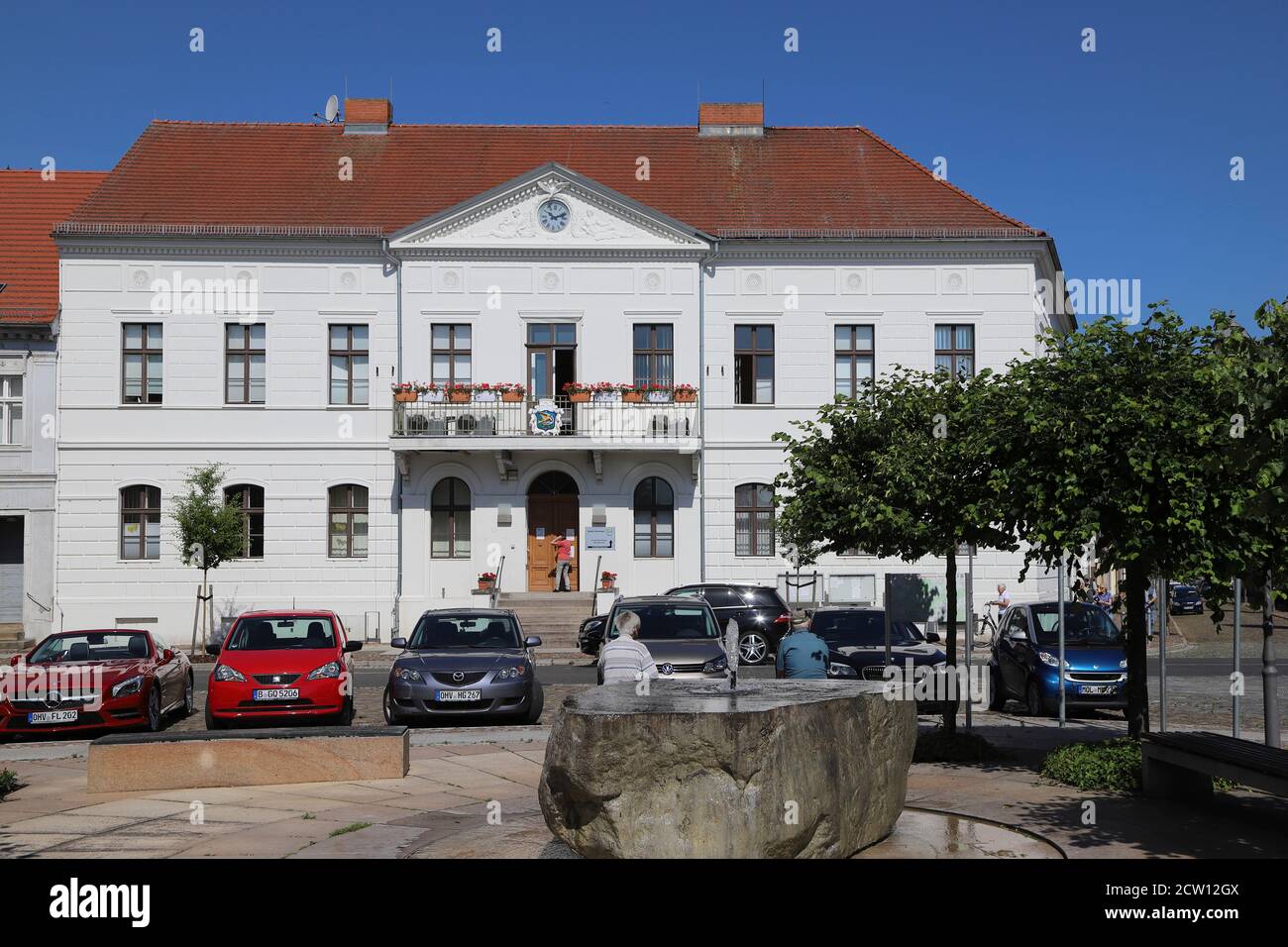 Kremmen Rathaus Stockfoto