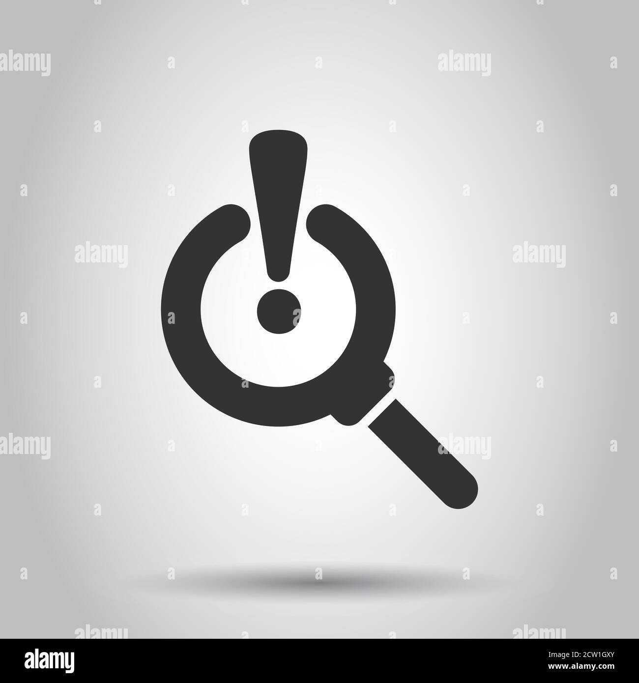 Risikoanalyse Symbol Im Flachen Stil Ausrufezeichen Lupe Vector risikoanalyse-symbol-im-flachen-stil-ausrufezeichen-lupe-vector