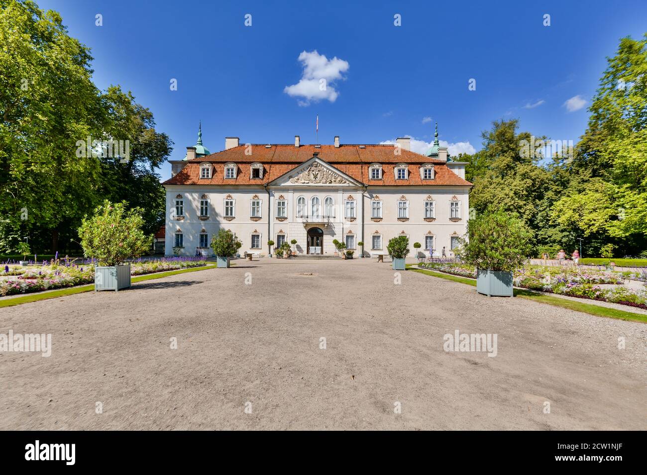 Barockpalast in Nieborów, Polen Stockfoto