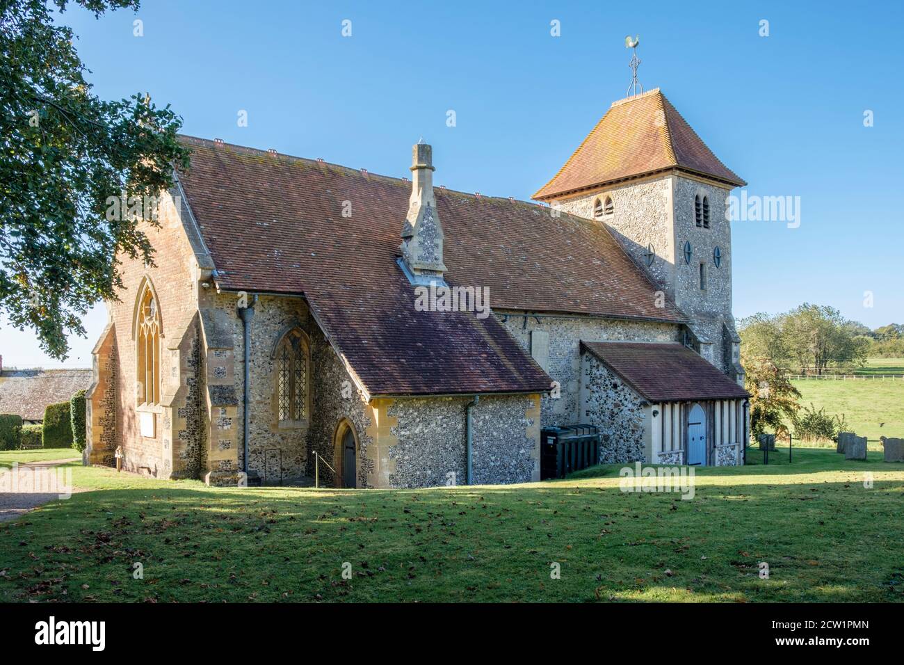 St Mary’s Church, Aldworth, Berkshire, England, GB, Großbritannien Stockfoto