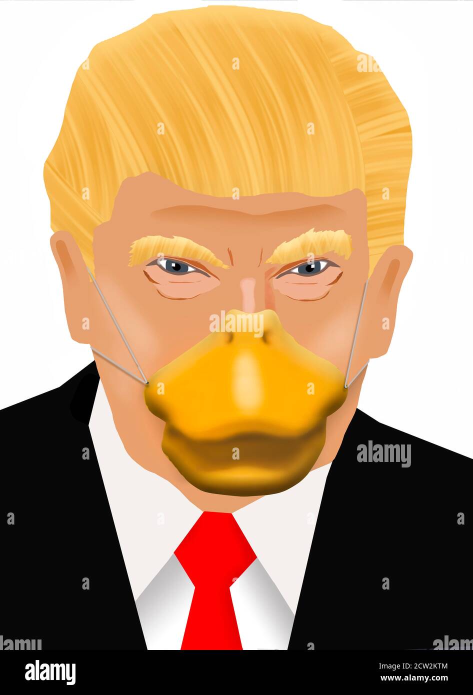 Donald Trump Halloween Maske Stockfoto