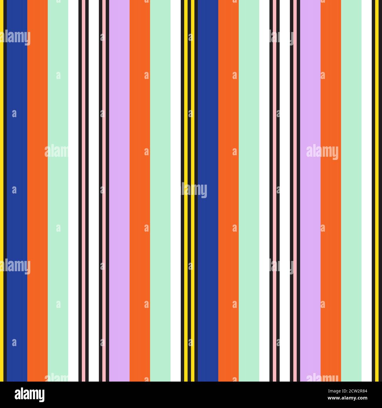 Regenbogen gestreift nahtlose Muster Hintergrund geeignet für Mode-Textilien, Stock Vektor