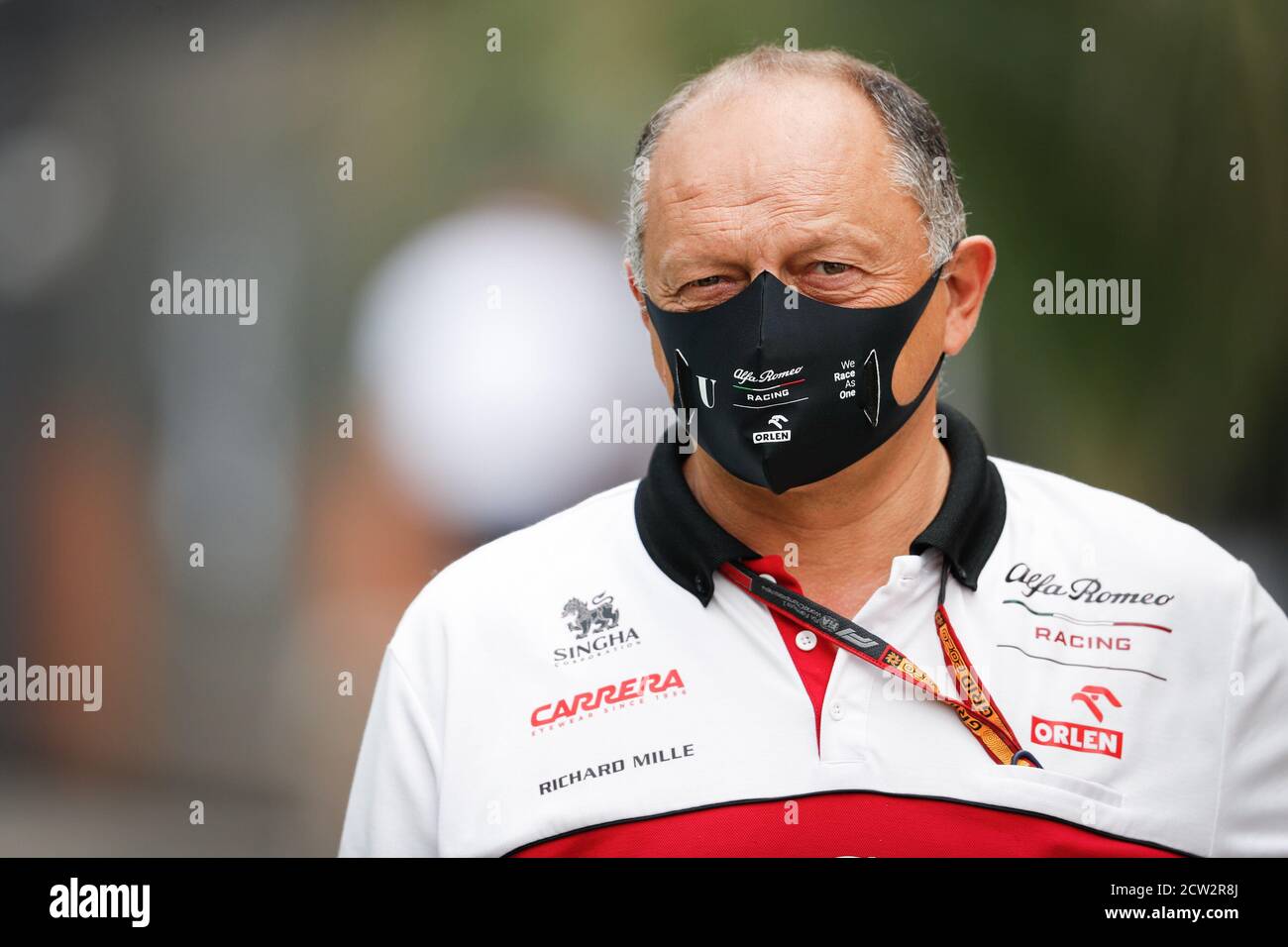 VASSEUR Frederic (Fra), Teamchef von Alfa Romeo Racing ORLEN, Portrait beim Formel 1 VTB Russian Grand Prix 2020, vom 25. Bis 27. September, Stockfoto