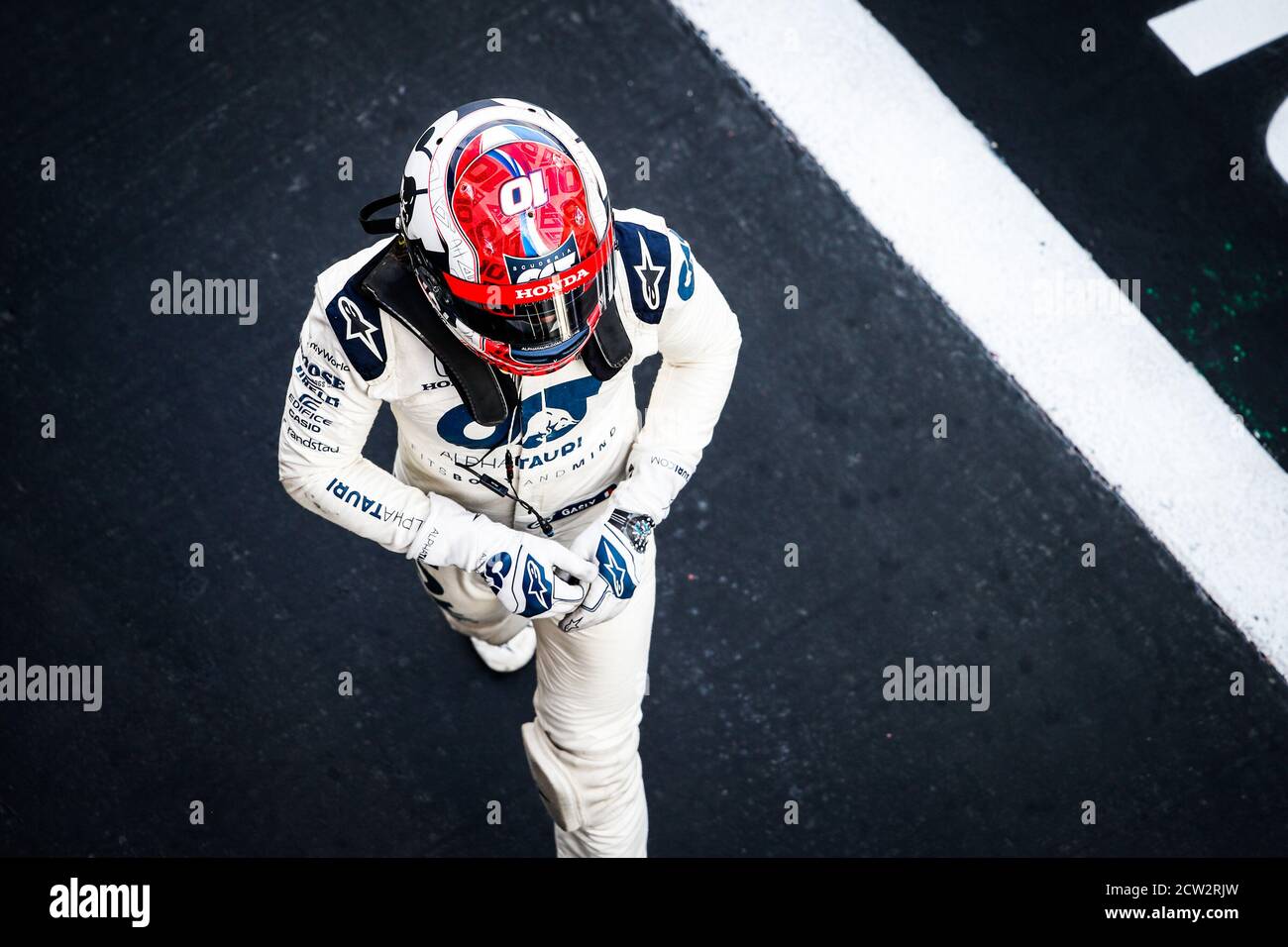 GASLY Pierre (Fra), Scuderia AlphaTauri Honda AT01, Porträt während der Formel 1 VTB Grand Prix von Russland 2020, vom 25. Bis 27. September 2020 auf der so Stockfoto