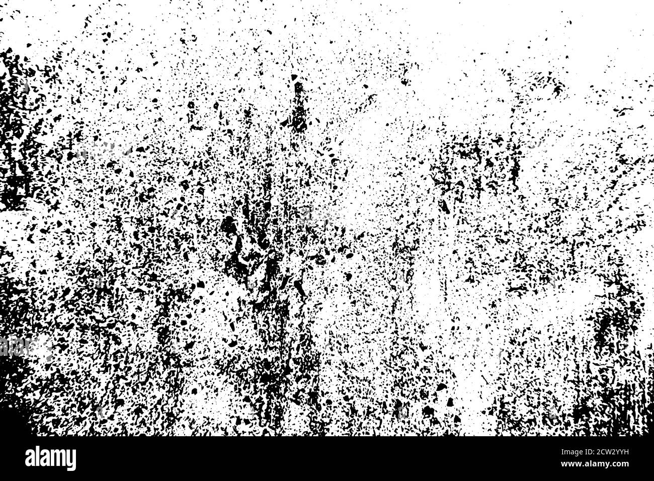 Splash Vektor Nahtloses Muster. Schwarz und Weiß handgezeichnete Spray Textur. Schwarze Punkte auf weißem Hintergrund Stock Vektor