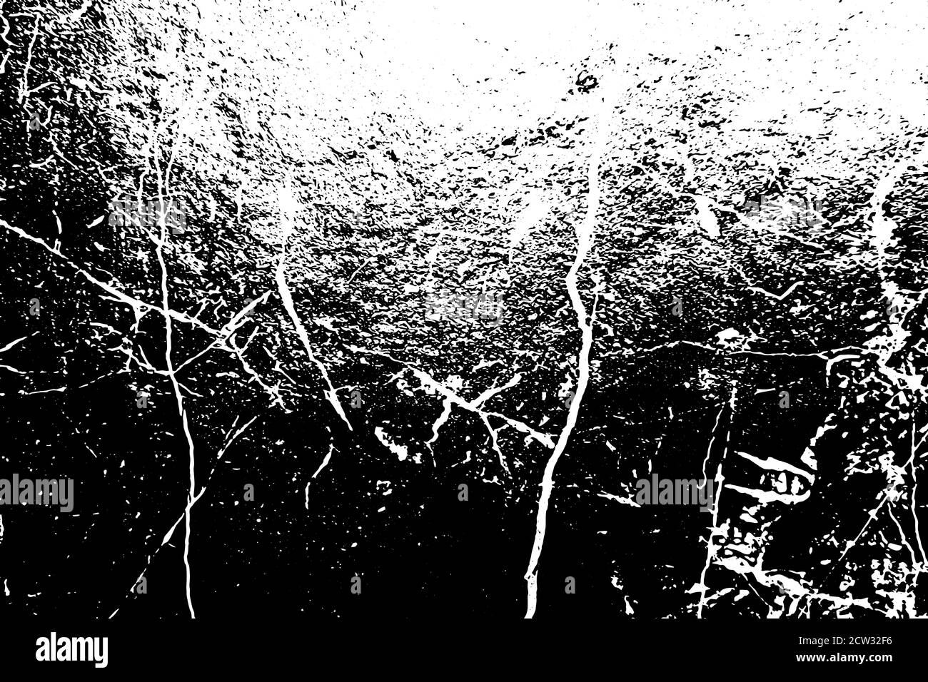 Scratched Grunge Urban Hintergrund Textur Vektor. Alternde Zerkratzte Wand.Monochrome Textur Stock Vektor