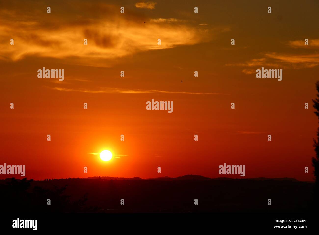 Colori della sera Stockfoto