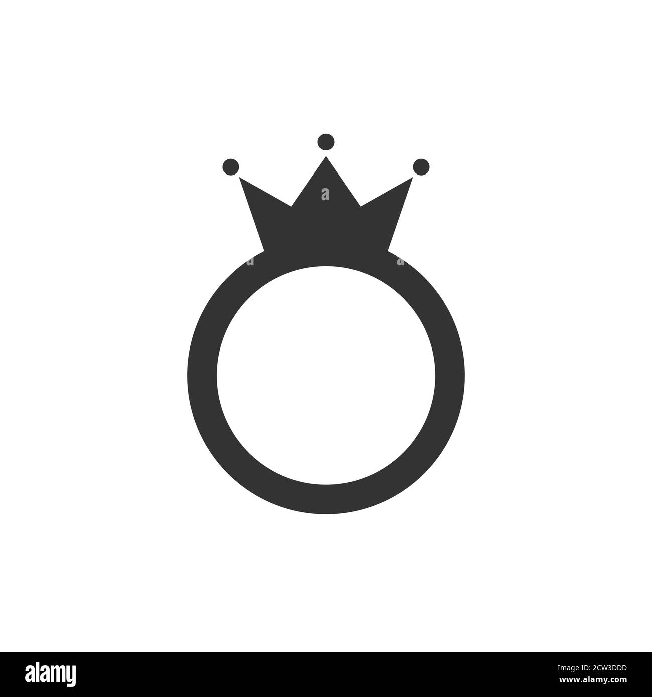 Textrahmen mit Krone isoliert auf weißem Hintergrund. Royal, Luxus, vip, First Class Zeichen. Gewinner. Magie, Märchen Prinzessin Clip Art. Vektor il Stock Vektor