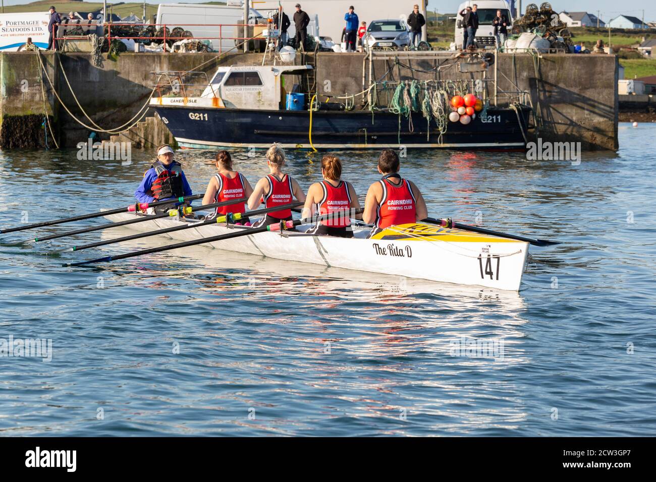 Irish Offshore Rowing Championships, Portmagee, County Kerry, Irland, September 2020 Stockfoto